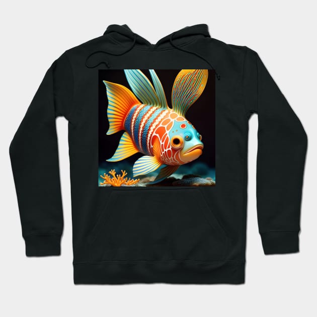 Sea Fantasy - Tropical Fish #502 Hoodie by machare